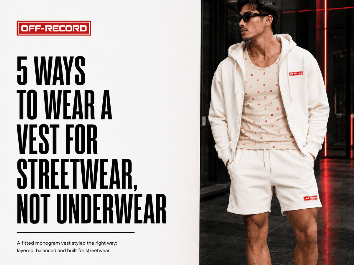 5 Ways to Wear a Vest for Streetwear, Not Underwear - Off-Record®
