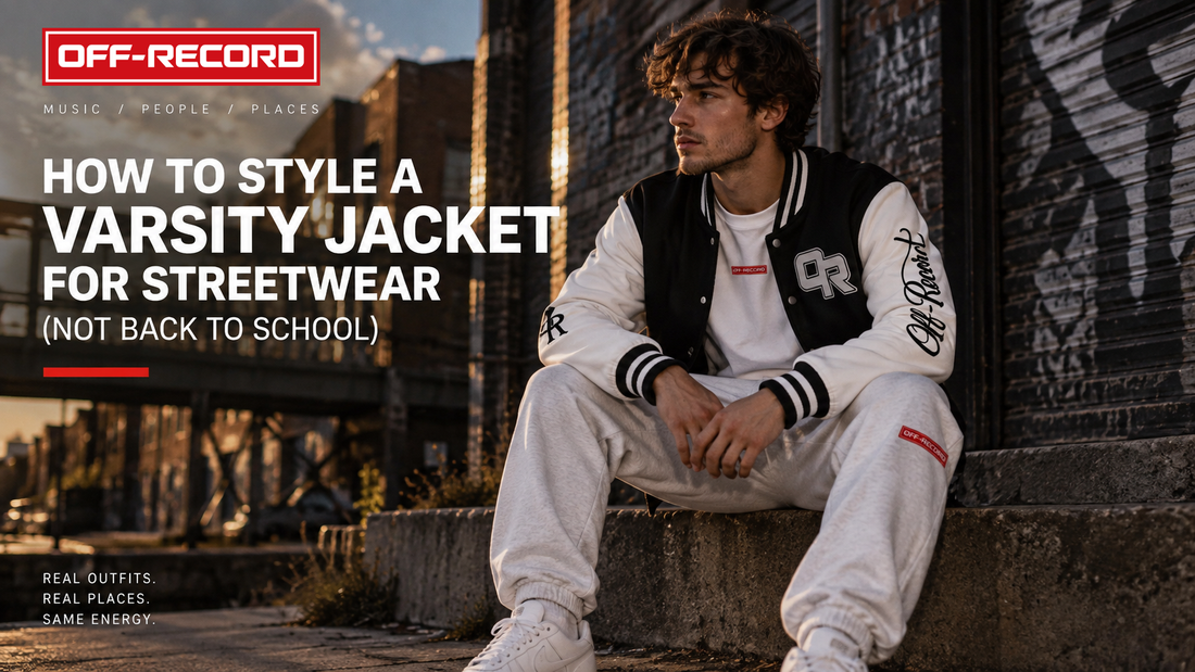 How to Style a Varsity Jacket for Streetwear (Not Back to School) | Off-Record