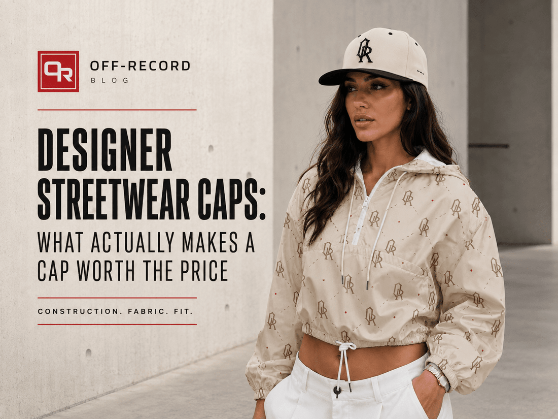 Designer Streetwear Caps: What Actually Makes a Cap Worth the Price - Off-Record®