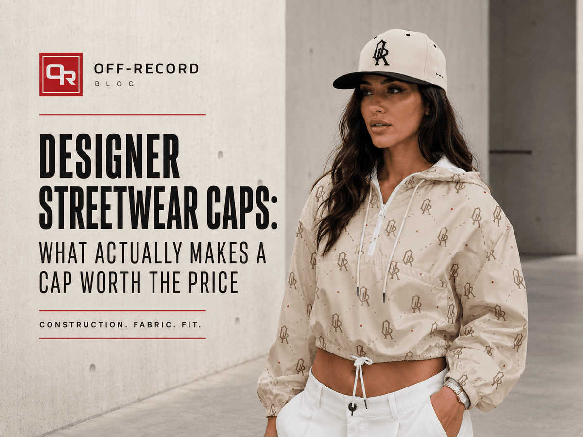 Designer Streetwear Caps: What Actually Makes a Cap Worth the Price - Off-Record®