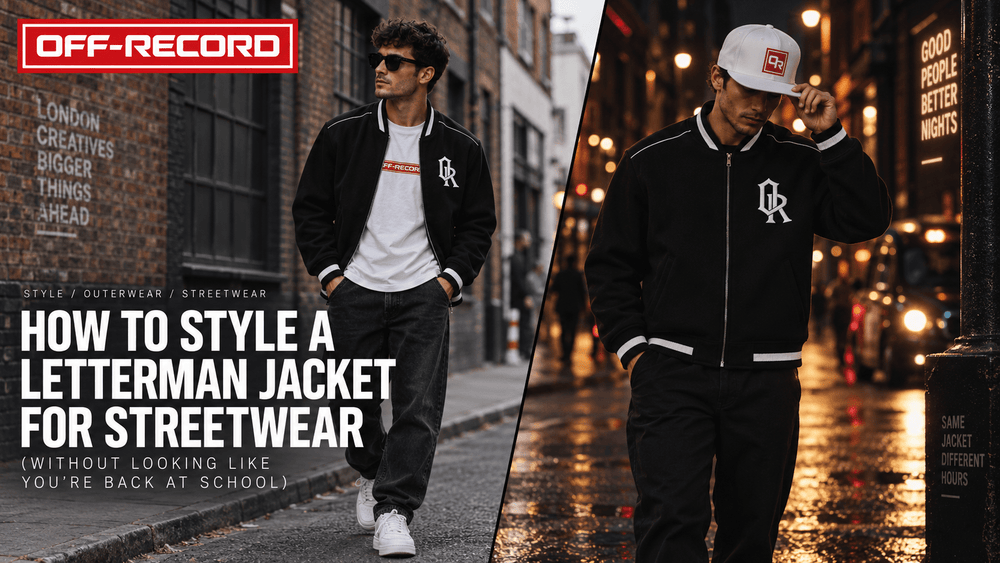 How to Style a Letterman Jacket for Streetwear (Without Looking Like You're Back at School) - Off-Record®
