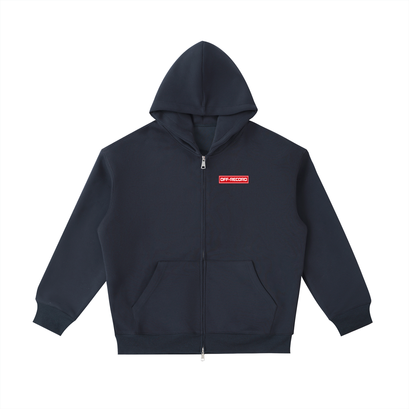 Stamp Logo Zip Hoodie