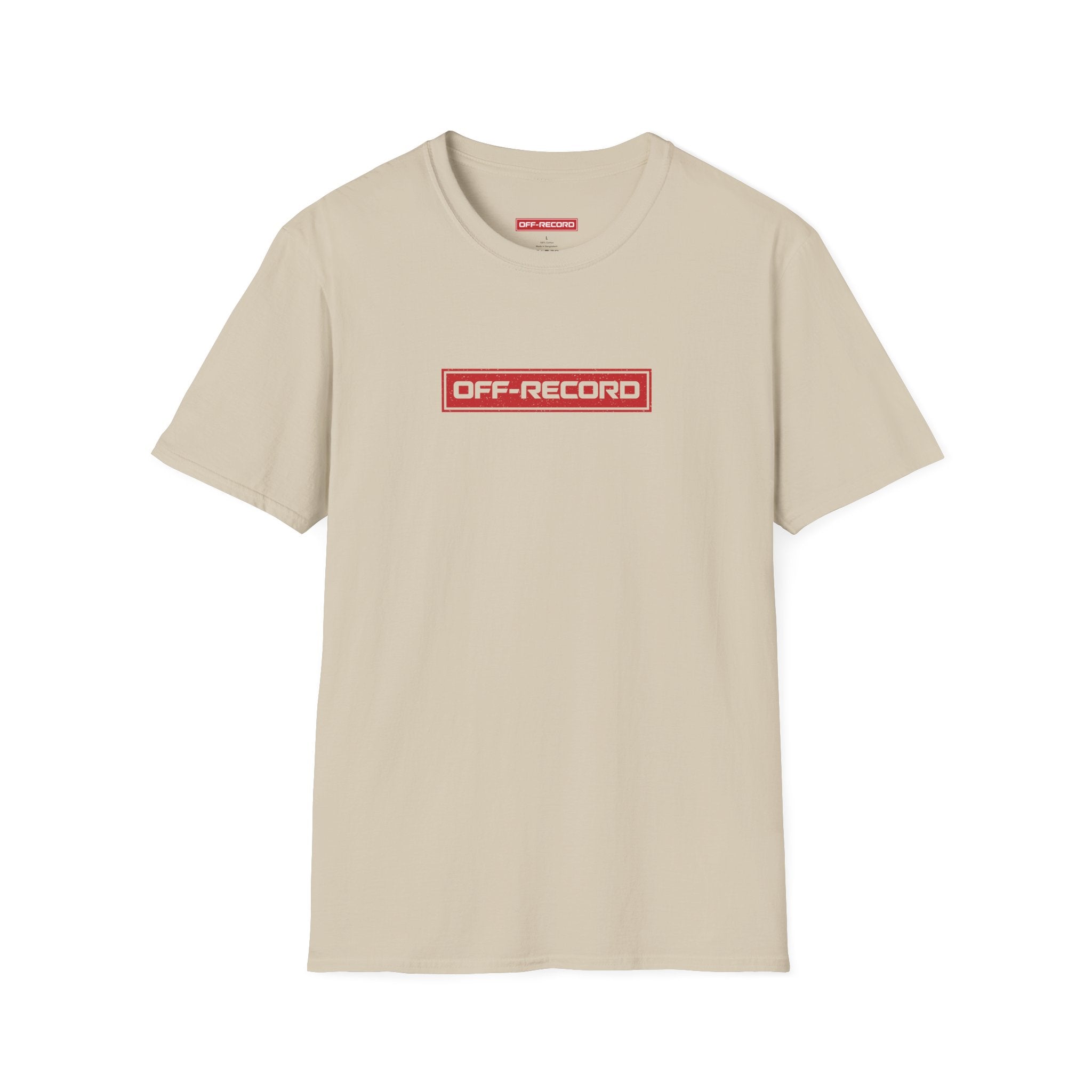 Faded Red Stamp Tee / Sand