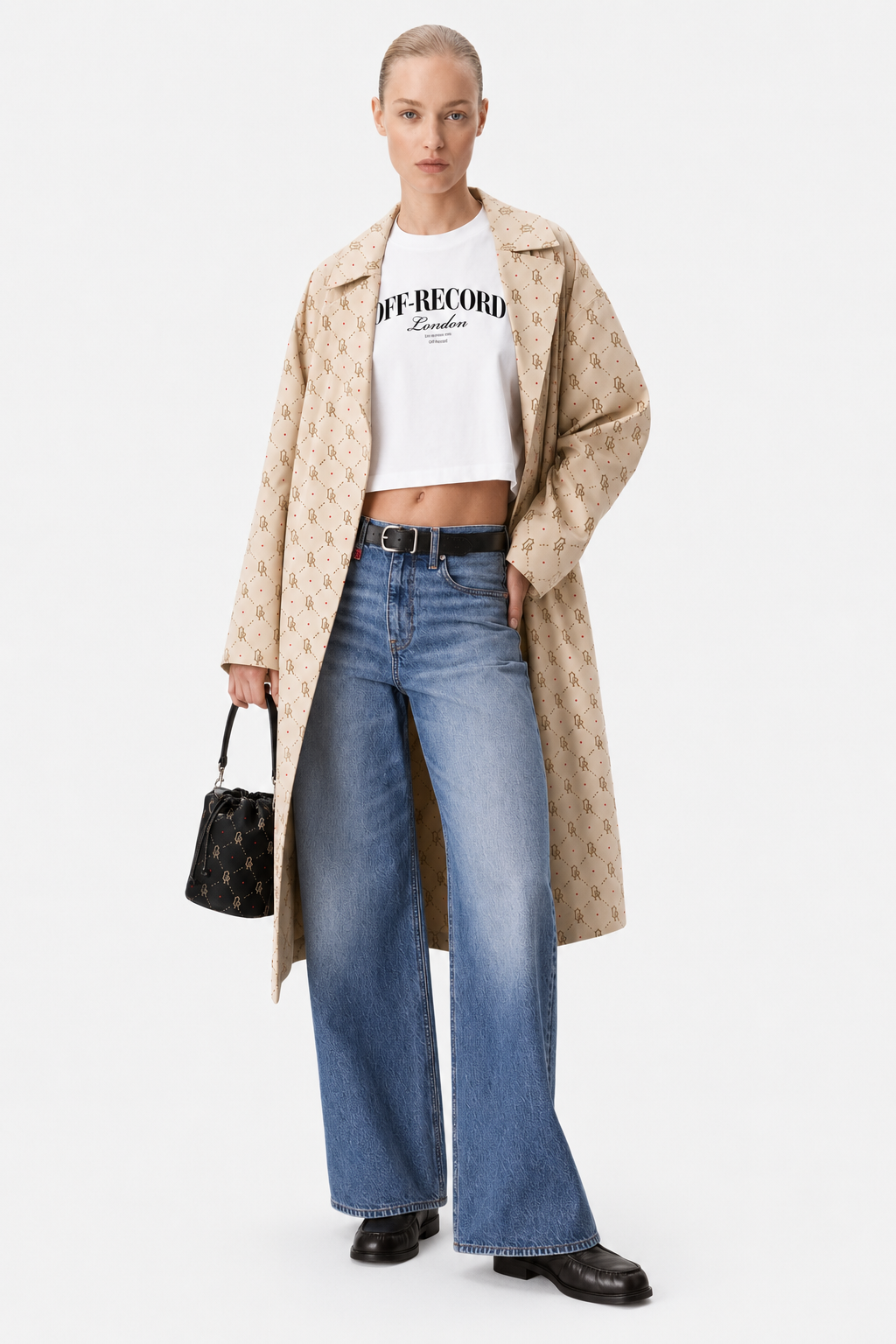 Cropped Varsity Logo T-Shirt