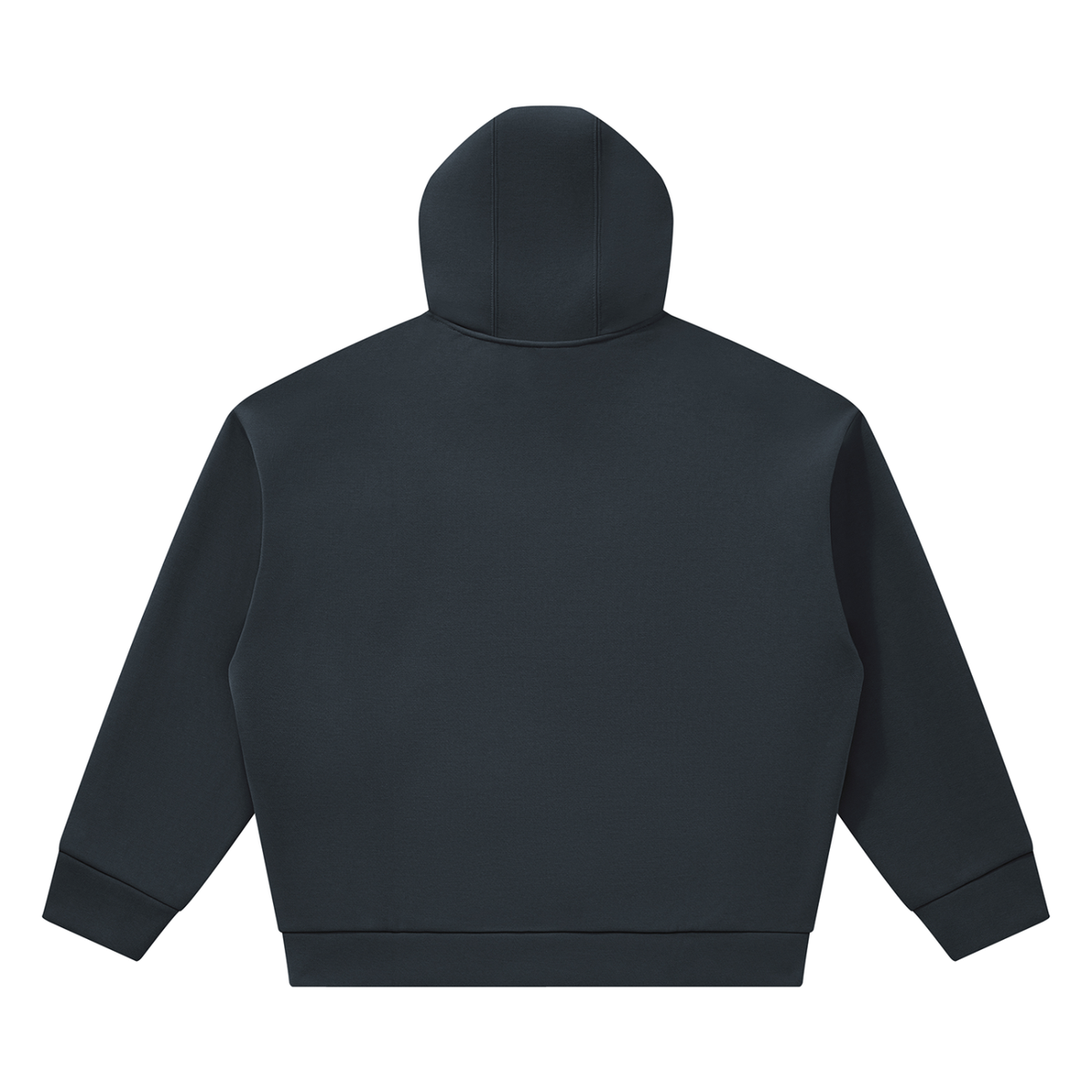 Navy Blue pullover hoodie shown from the back, displayed on a clean white background.