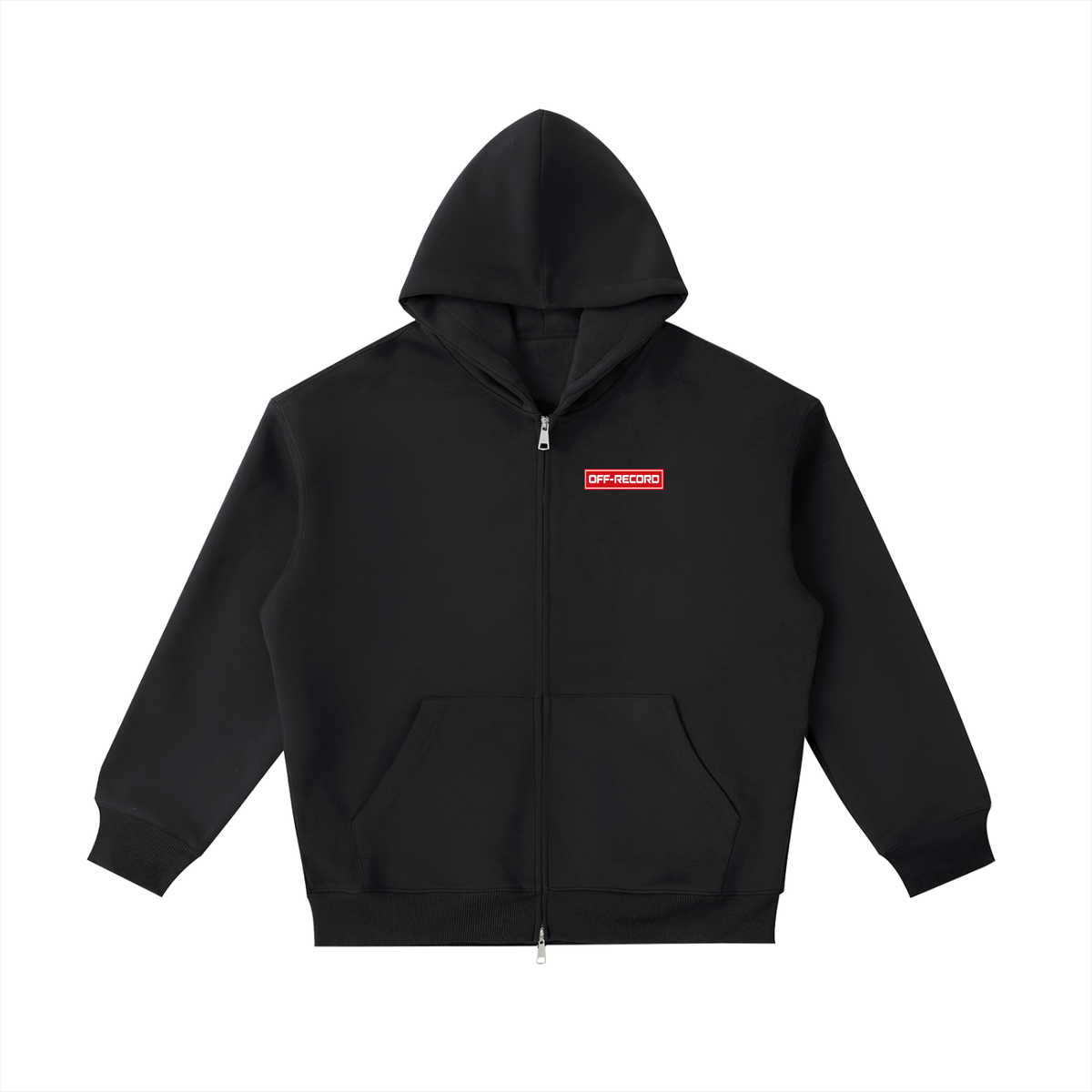 Stamp Logo Zip Hoodie