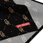 All-over Print Bandana Black and Gold - Off-Record®
