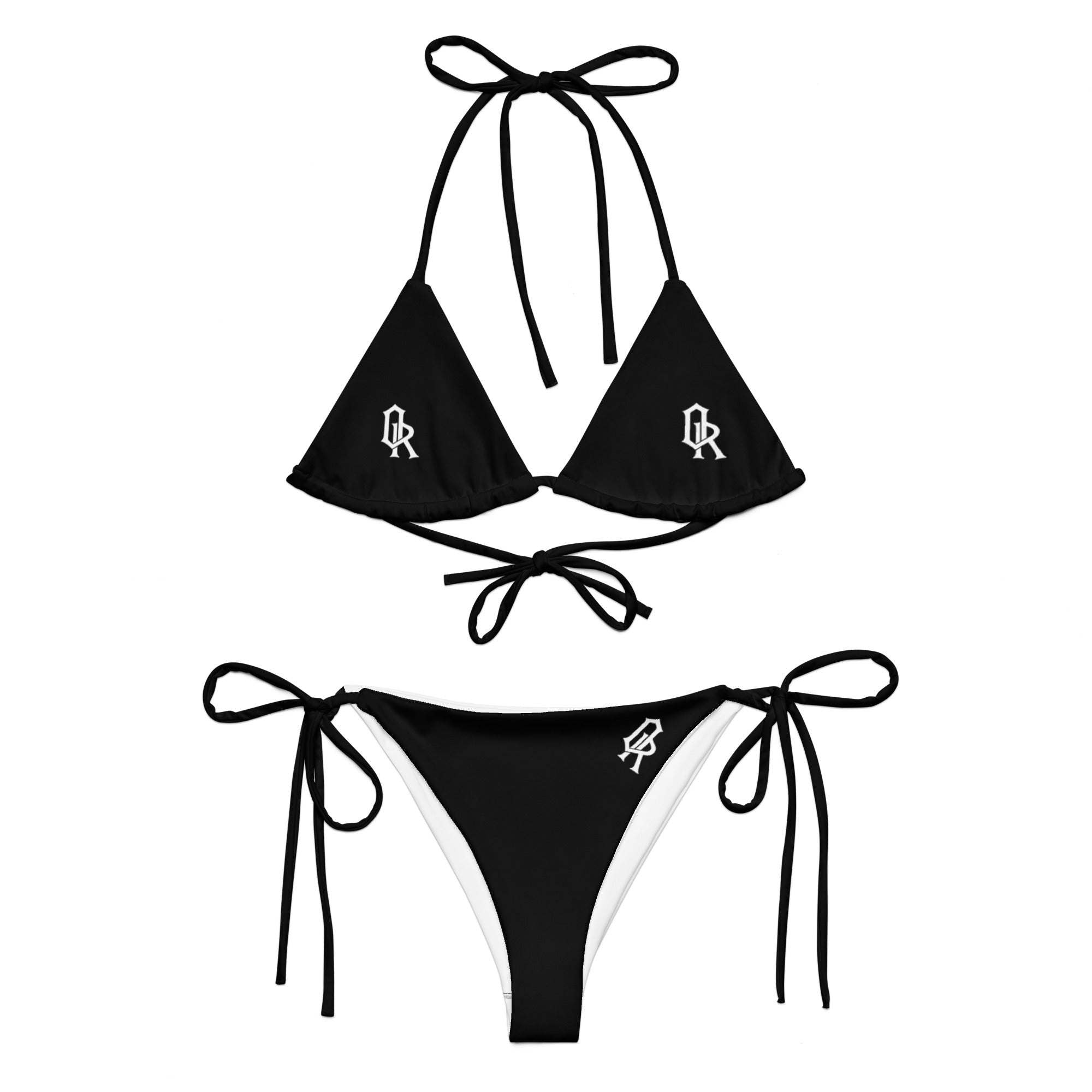 All-over print recycled string bikini - Off-Record®