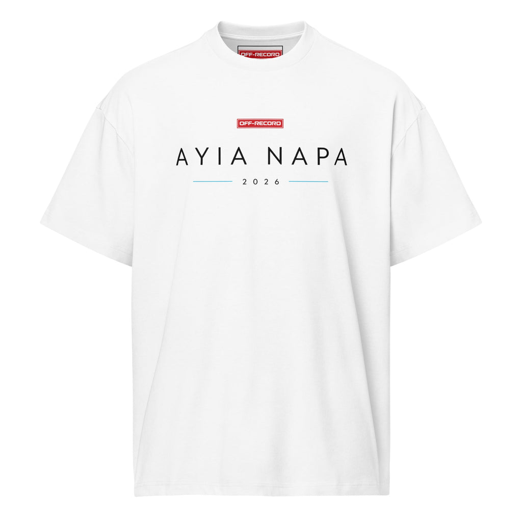 Ayia Napa 2026 Box Tee - Off - Record