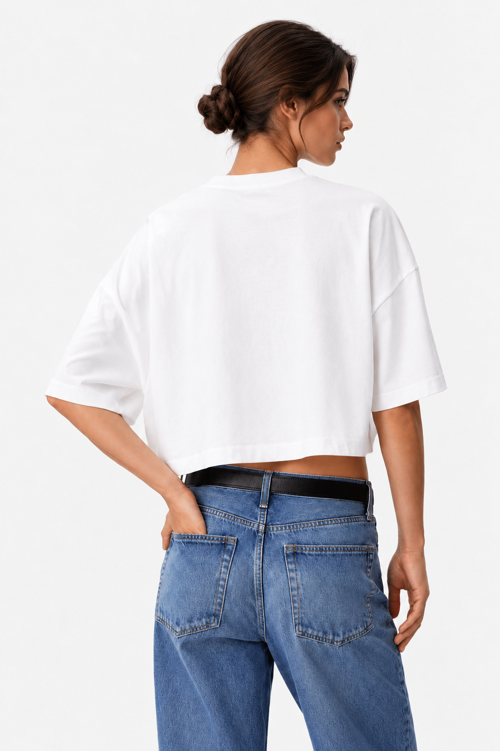 Cropped F**K-OFF Logo T-Shirt
