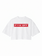 Cropped F**K-OFF Logo T-Shirt