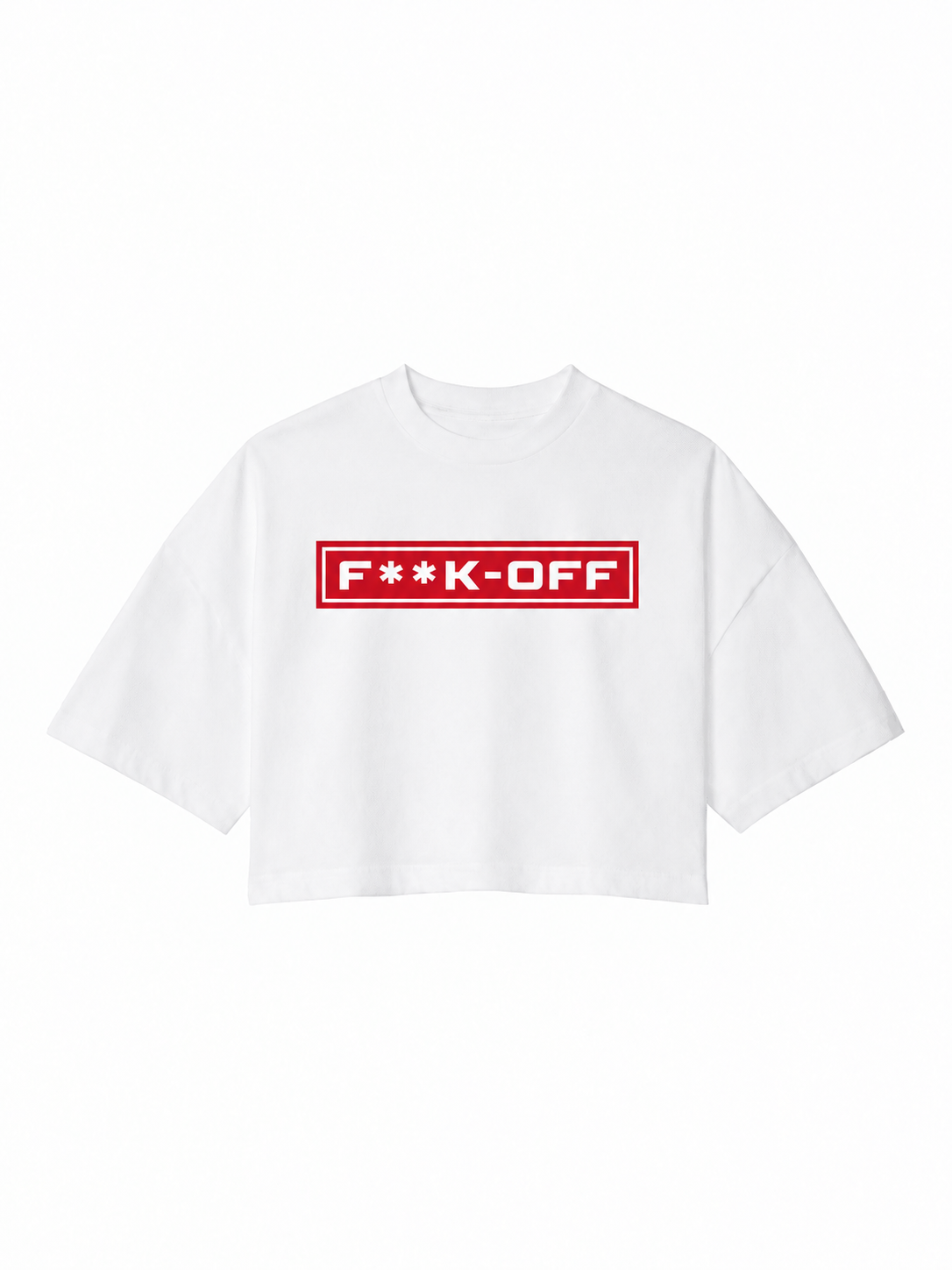 Cropped F**K-OFF Logo T-Shirt