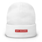 Faded Stamp Beanie - Off - Record
