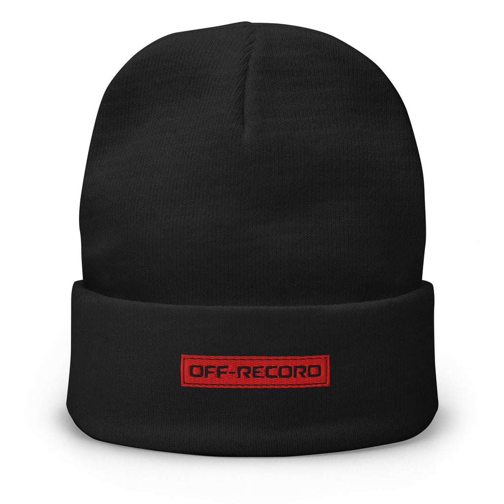 Faded Stamp Beanie - Off - Record