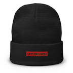 Faded Stamp Beanie - Off - Record