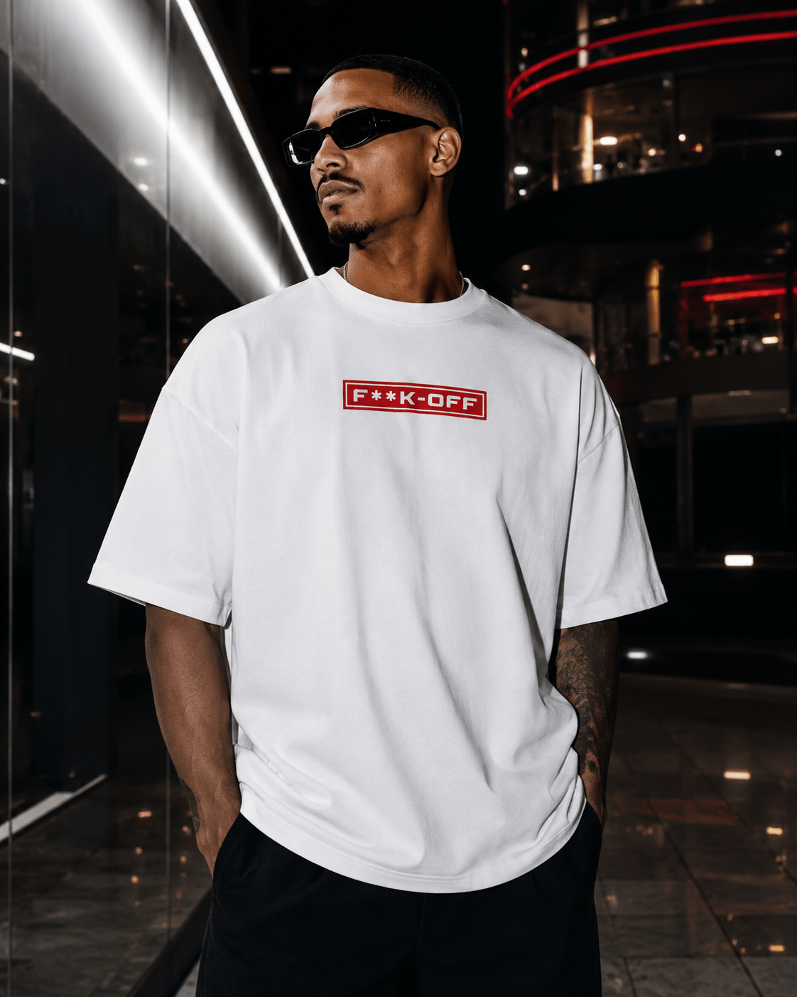 F**K - OFF Stamp Tee - Off - Record