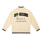 Guestlist Heaven Zip Bomber Jacket Beige - Off-Record®