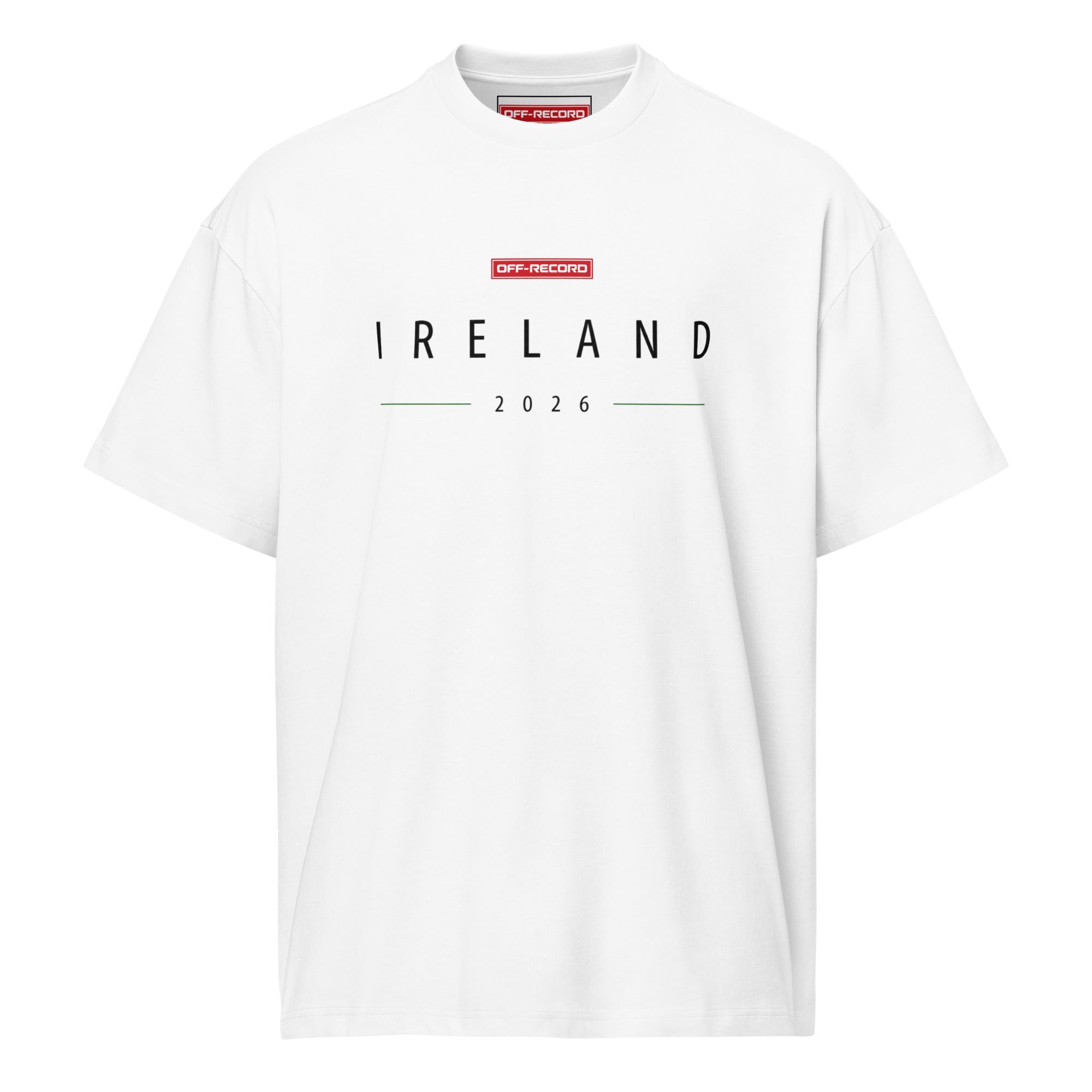Ireland 2026 Box Tee - Off - Record