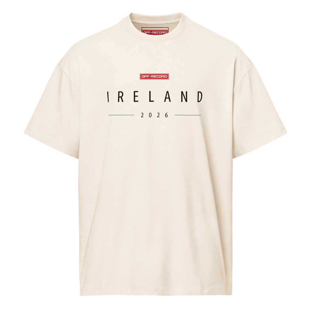 Ireland 2026 Box Tee - Off - Record