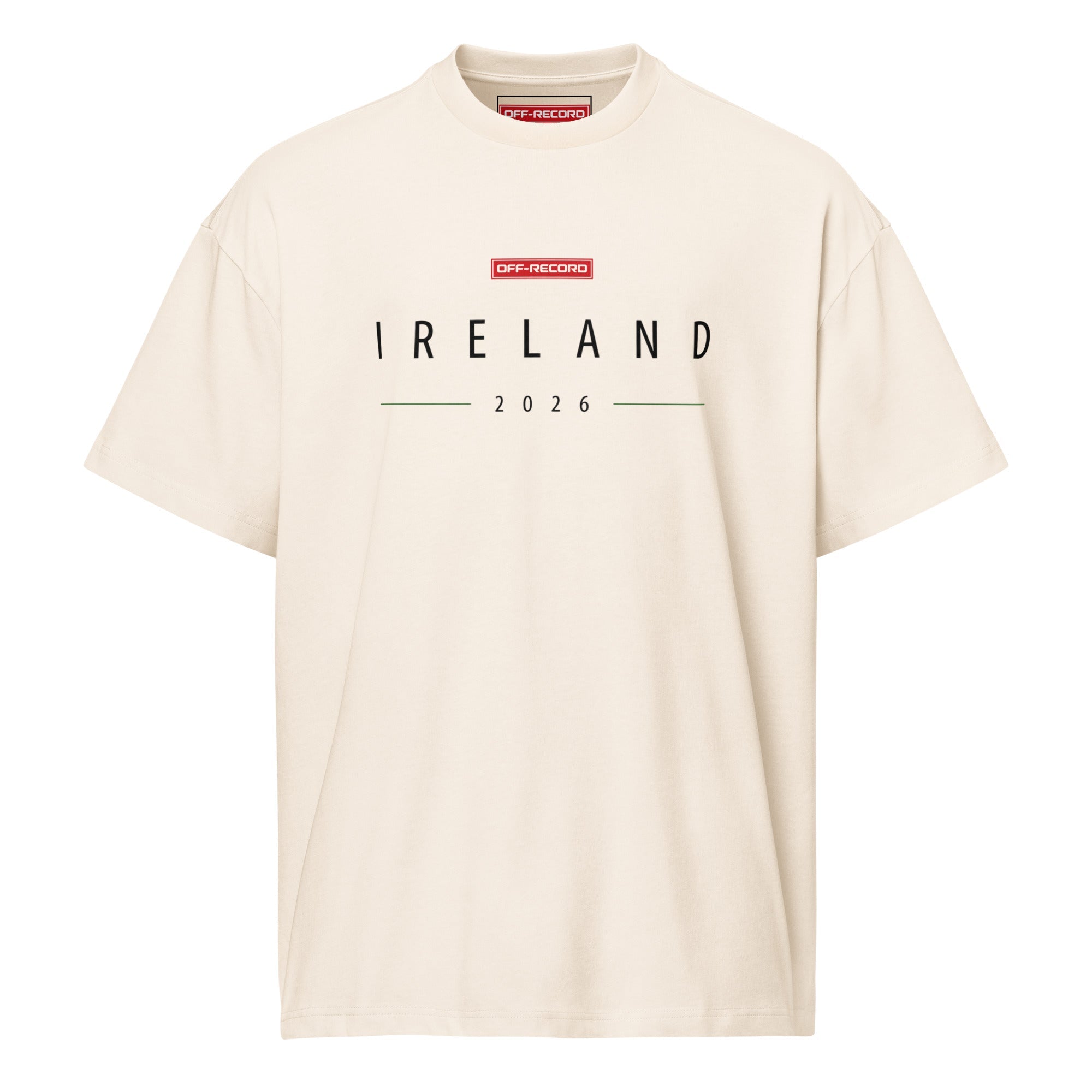 Ireland 2026 Box Tee - Off - Record