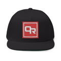 O - R Stamp Logo Flat Peak Cap - Off - Record