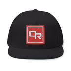 O - R Stamp Logo Flat Peak Cap - Off - Record