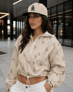 Off-Record Colourblock Cap with Contrast Peak - Off-Record®