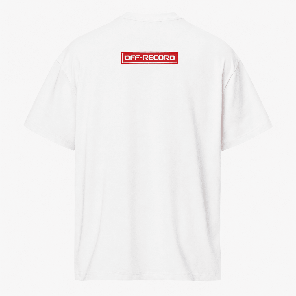 Off-Record Crate Digger Tee White Label - Off-Record®