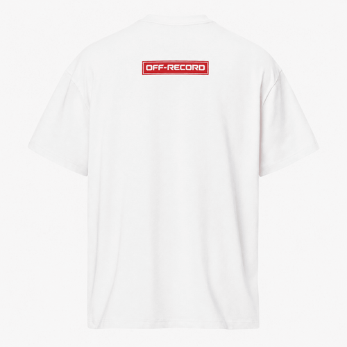 Off-Record Crate Digger Tee White Label - Off-Record®