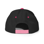 Off-Record OR Colourblock Cap with Contrast Peak in Black/Pink - Off-Record®