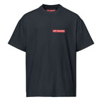 Off-Record reverse stamp tee navy t-shirt front view