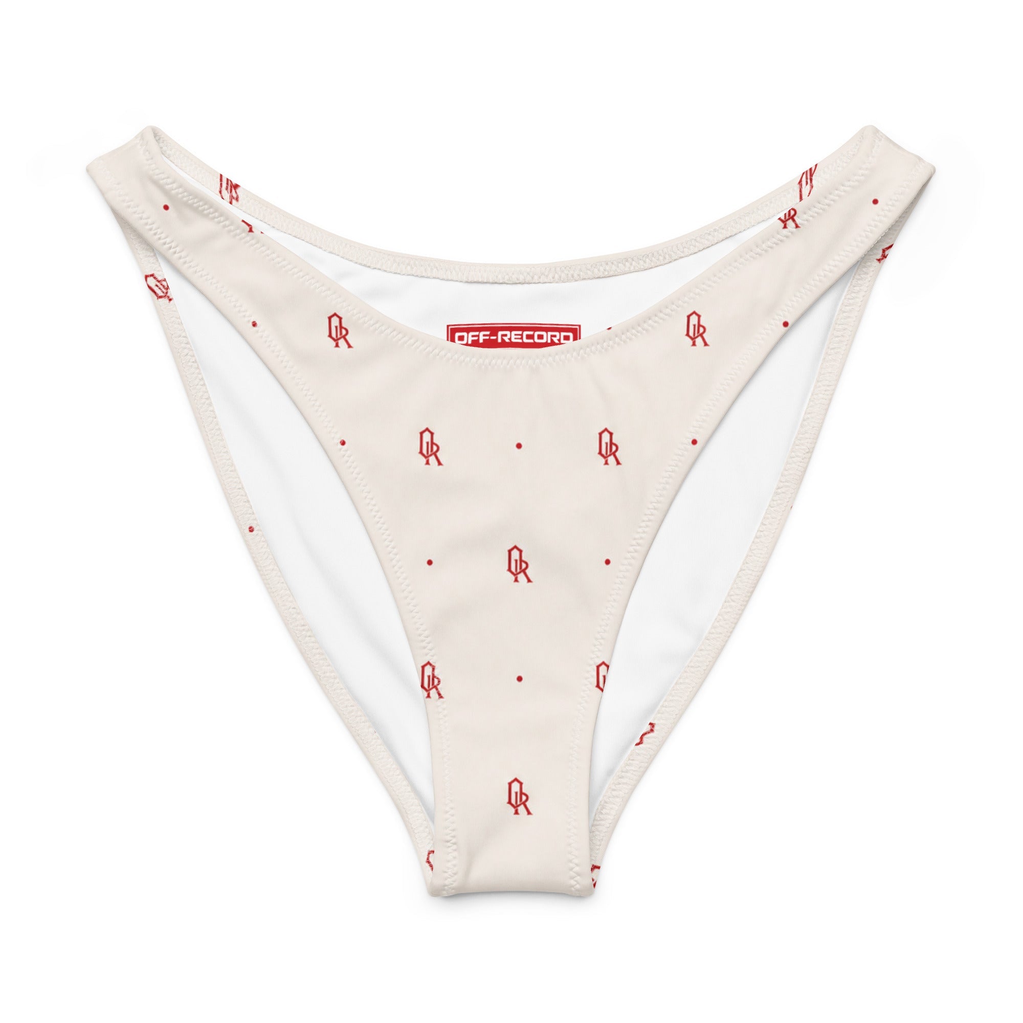 Off-Record Signature Mini Monogram Bikini Bottom - Off-Record®