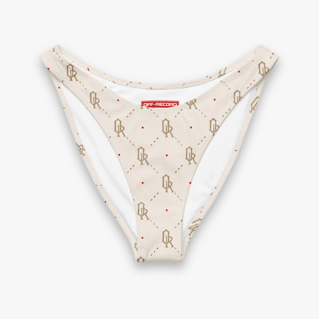 Off-Record Signature Monogram Bikini Bottom - Off-Record®