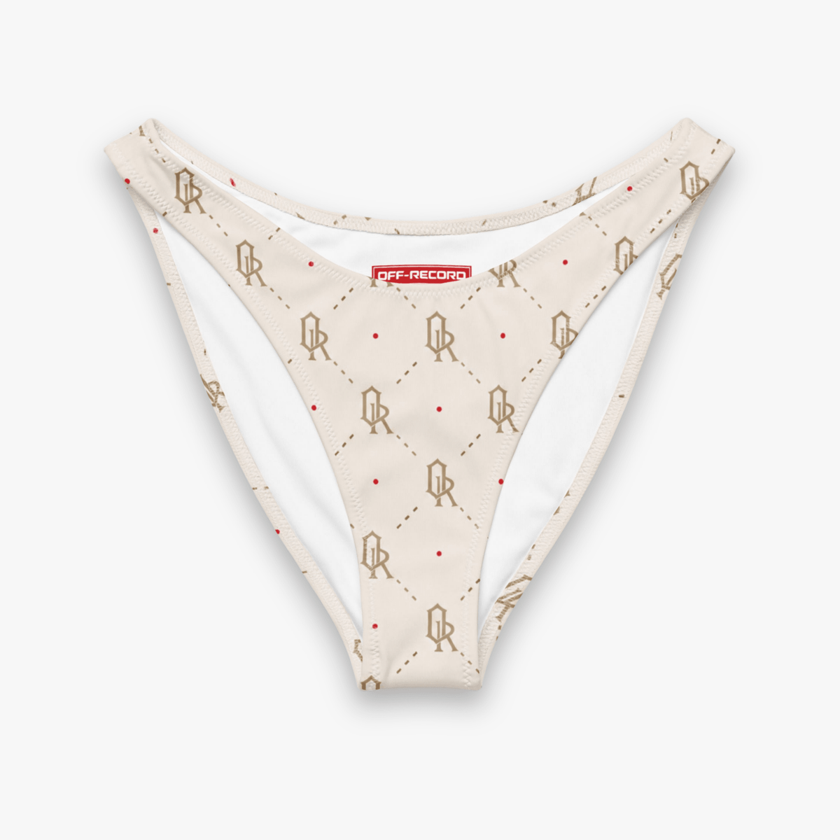 Off-Record Signature Monogram Bikini Bottom - Off-Record®
