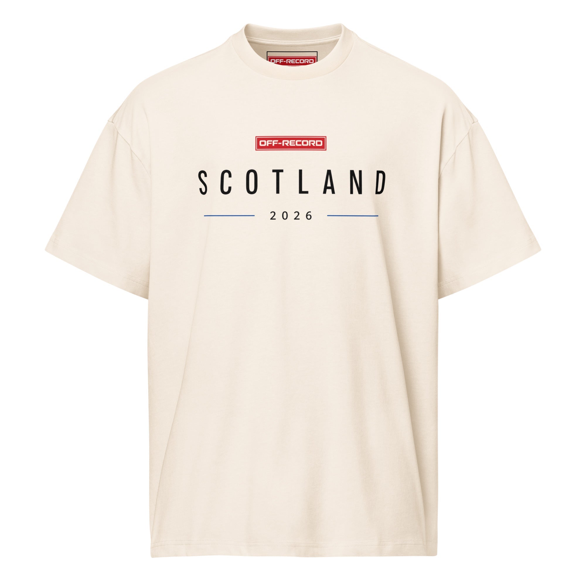 Scotland 2026 Box Tee - Off - Record