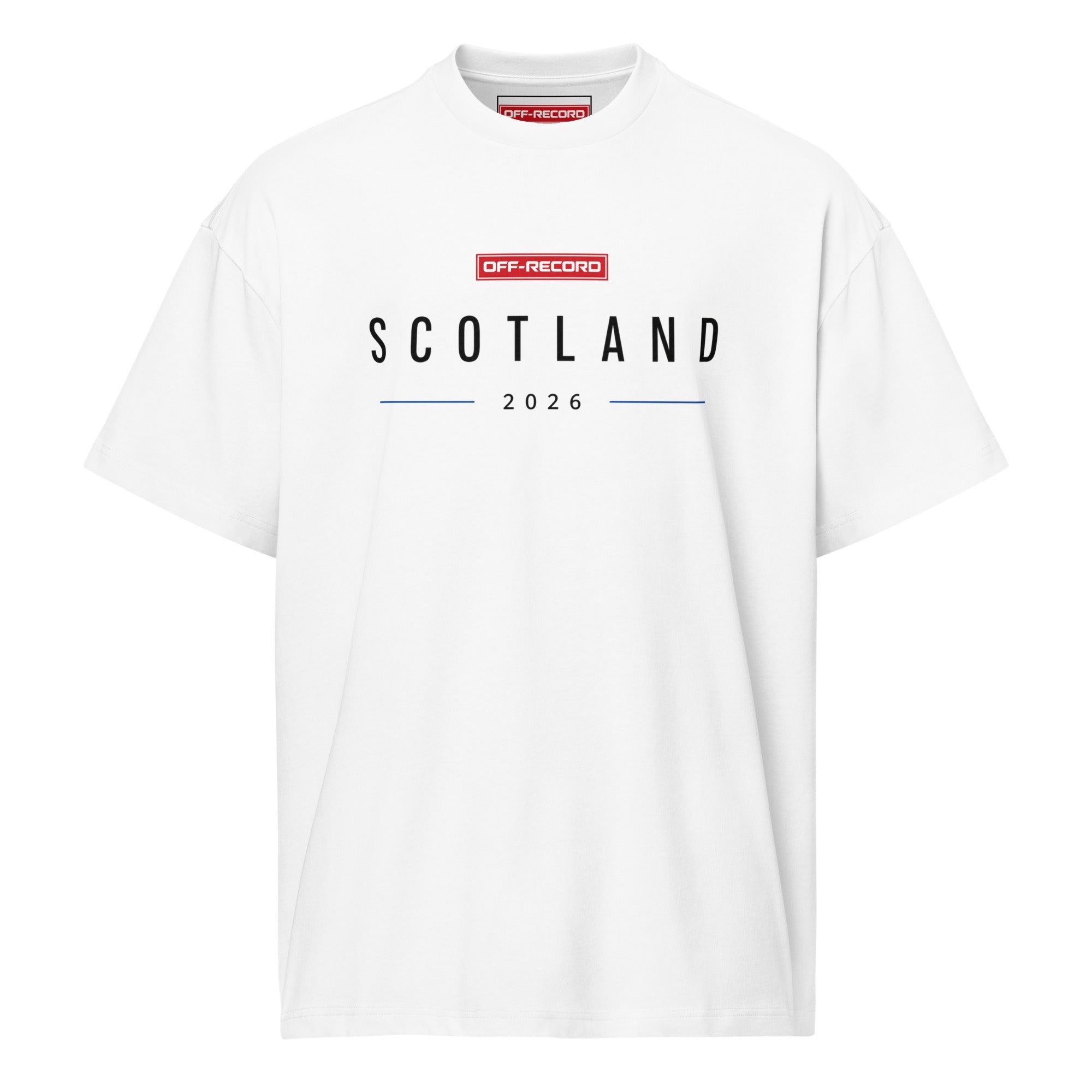 Scotland 2026 Box Tee - Off - Record