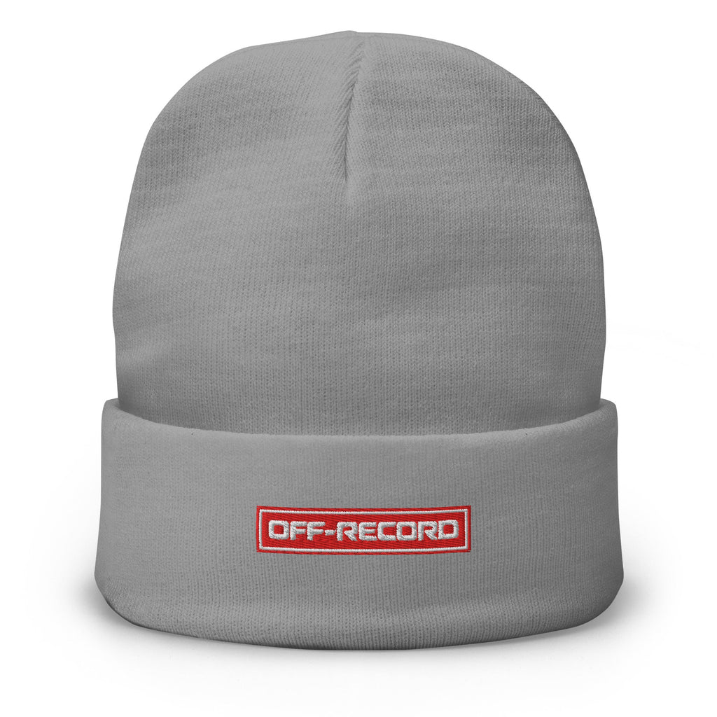 Stamp Beanie - Off - Record