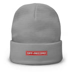 Stamp Beanie - Off - Record