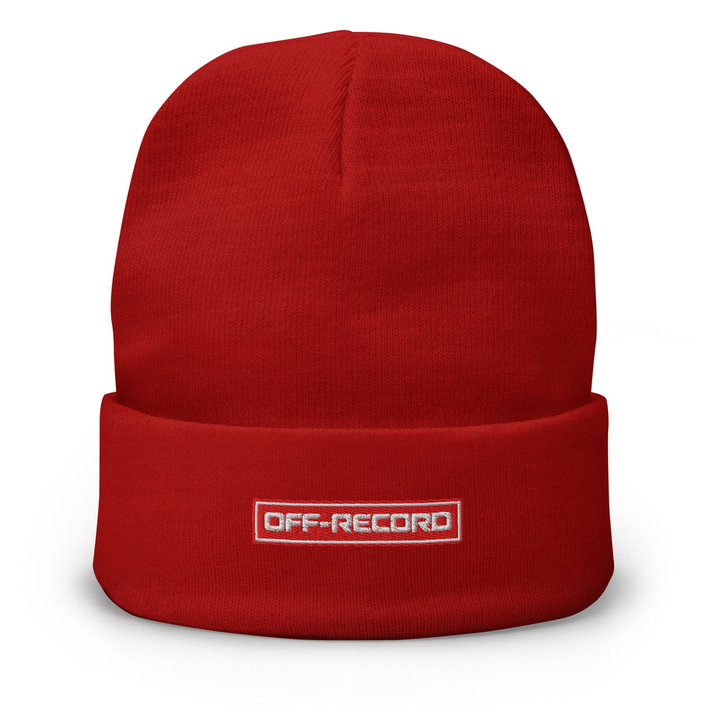 Stamp Beanie - Off - Record