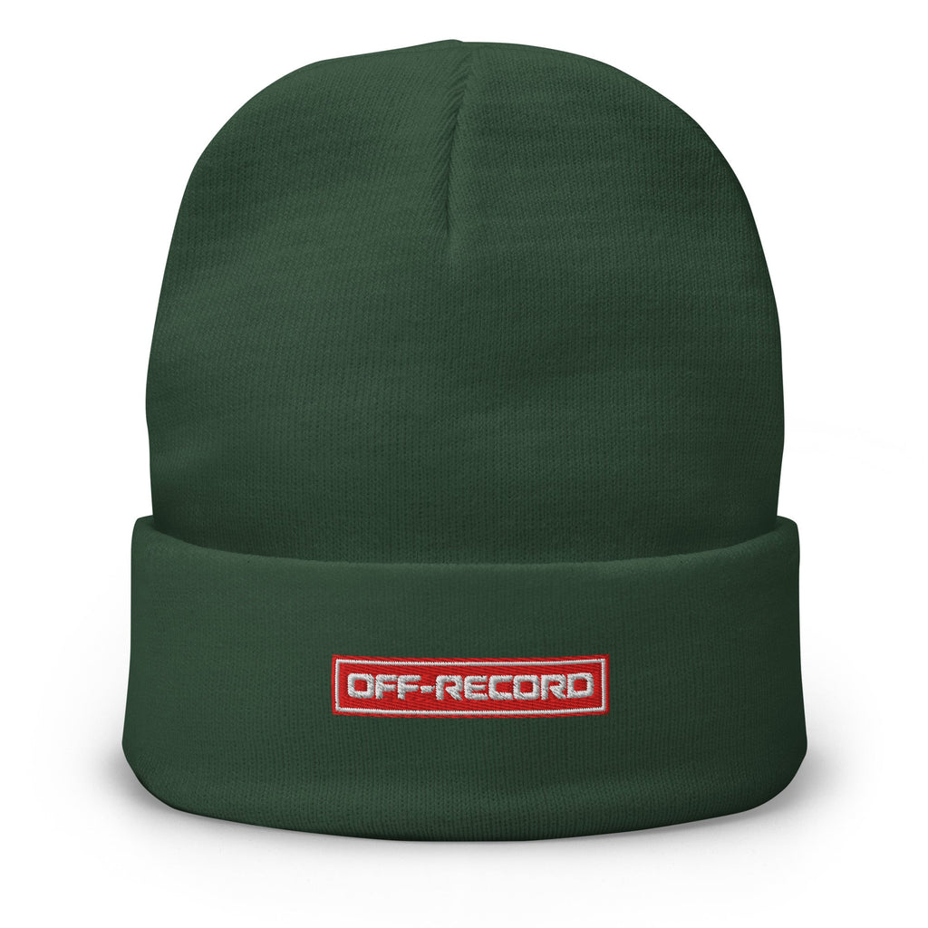 Stamp Beanie - Off - Record