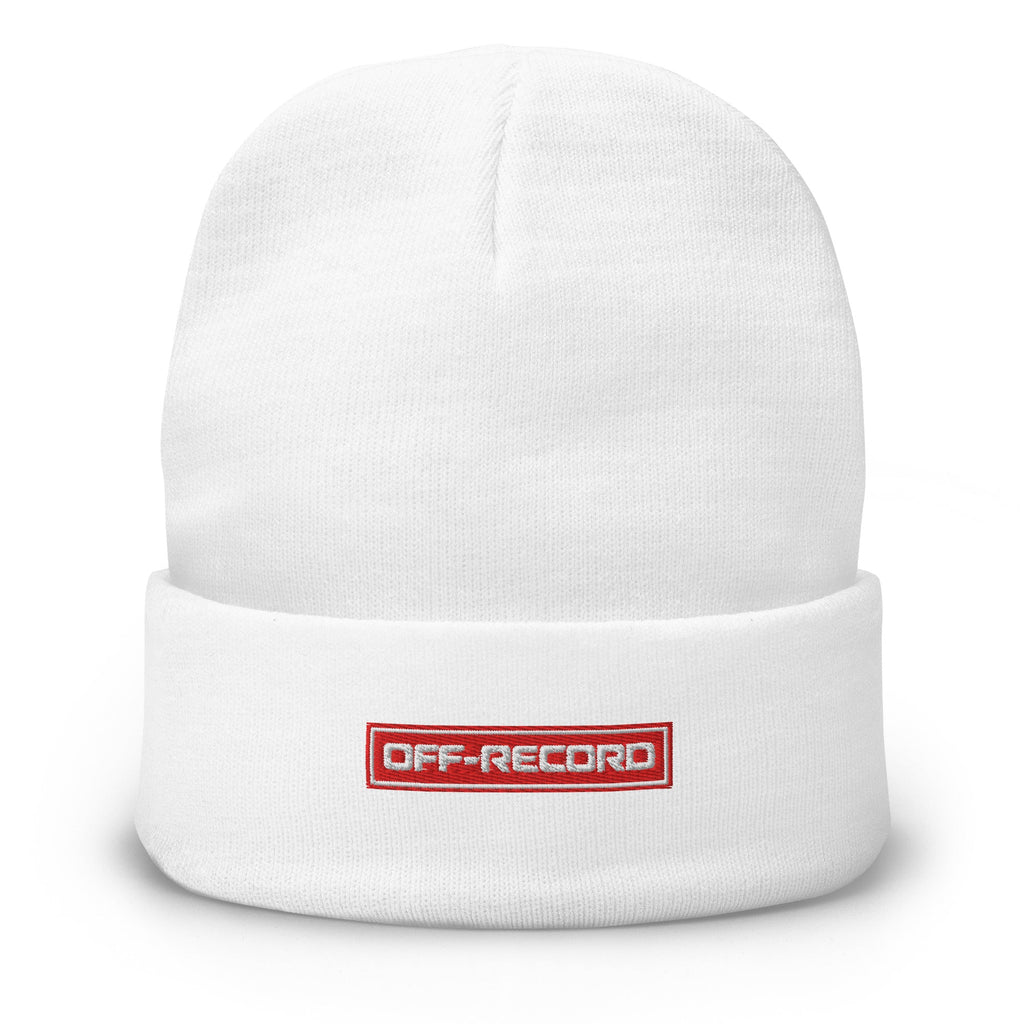 Stamp Beanie - Off - Record