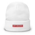 Stamp Beanie - Off - Record
