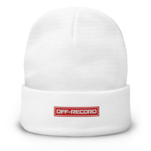 Stamp Beanie - Off - Record