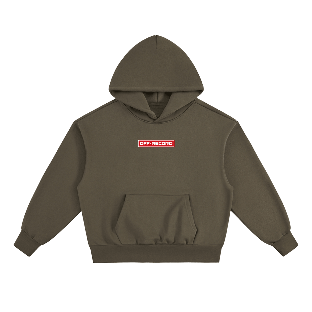Stamp Logo Fleece Hoodie - Off-Record®