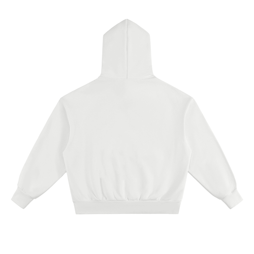 Stamp Logo Fleece Hoodie - Off - Record