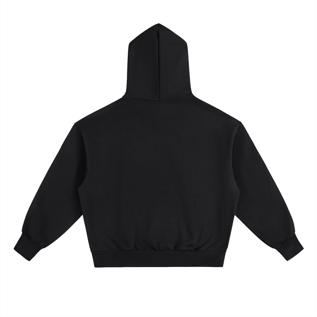 Stamp Logo Fleece Hoodie - Off - Record