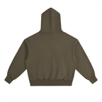 Stamp Logo Fleece Hoodie - Off - Record
