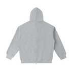 Stamp Logo Zip Hoodie - Off - Record