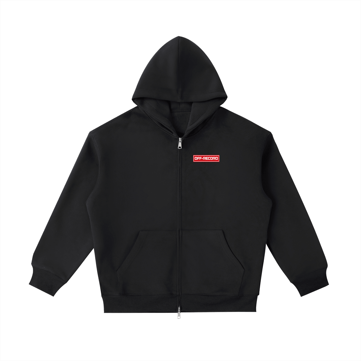 Stamp Logo Zip Hoodie - Off-Record®