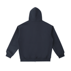 Stamp Logo Zip Hoodie - Off - Record